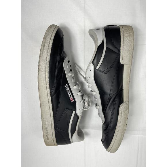 Reebok Classics Men’s Size 15 Black Gray Leather Walking Shoes - Picture 8 of 9